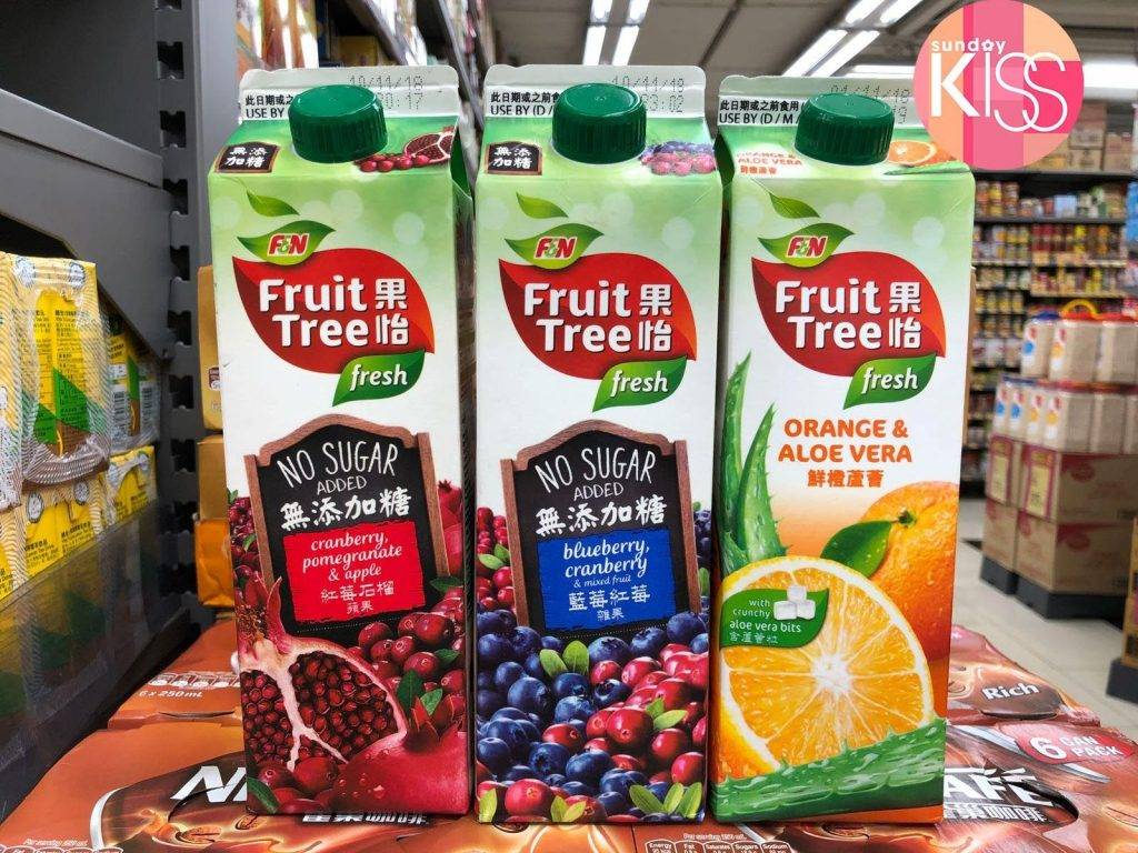 色素 果怡紅莓石榴蘋果汁、果怡藍莓紅莓雜果汁、果怡鮮橙蘆薈汁