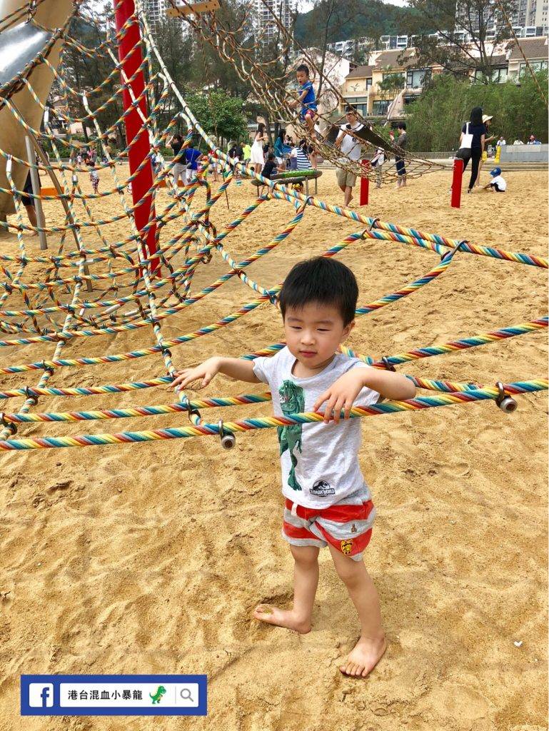 【親子好去處】愉景灣超好玩的免費沙灘遊樂場