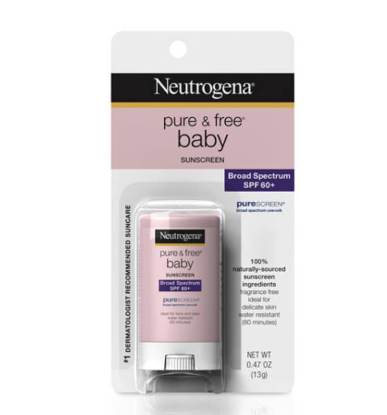 女 Neutrogena® Pure & Free® Baby Sunscreen Stick SPF 60 by Johnson & Johnson