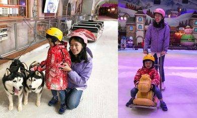 韓國親子遊｜Onemount冰雪樂園 全年四季都玩得 坐雪橇勁刺激｜首爾自由行