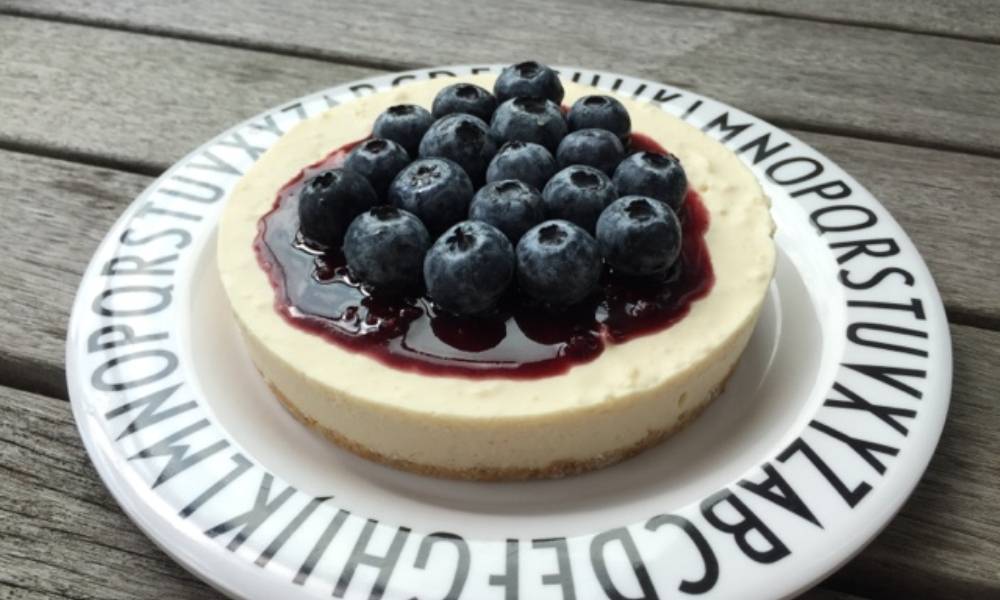 芝士蛋糕食譜－藍莓味免焗零失敗入門必學