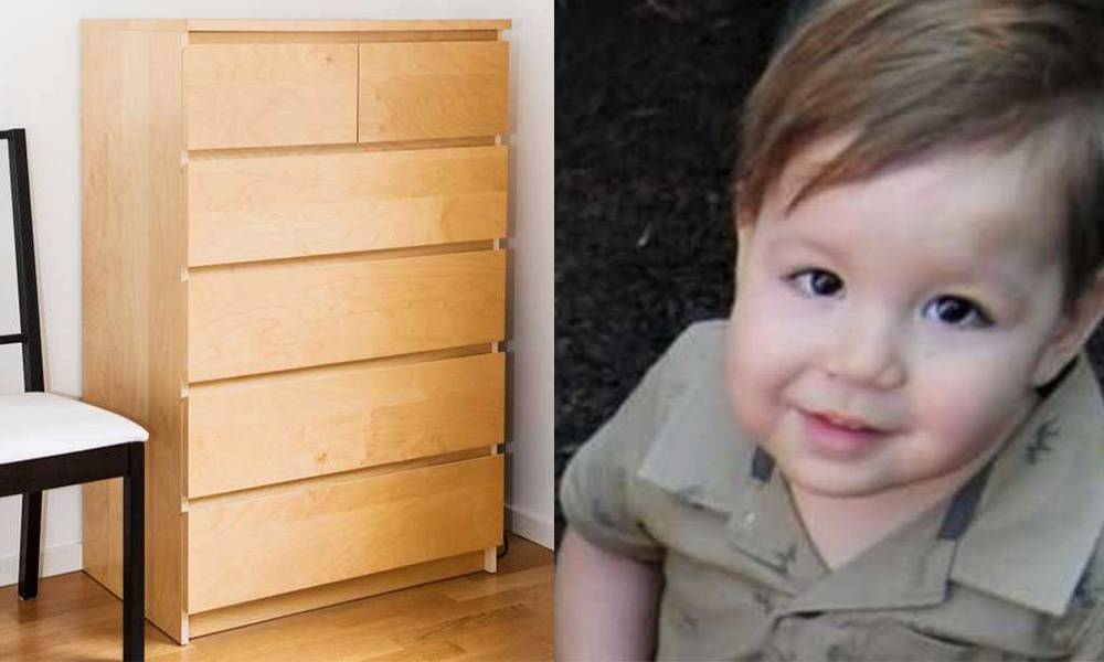IKEA（宜家家居）座地抽屜櫃壓死加州2歲男童  需賠償約3.6億港元 ｜家居安全指引
