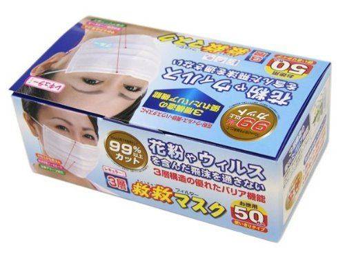 假口罩 「救救 Mask」包裝上印有日文