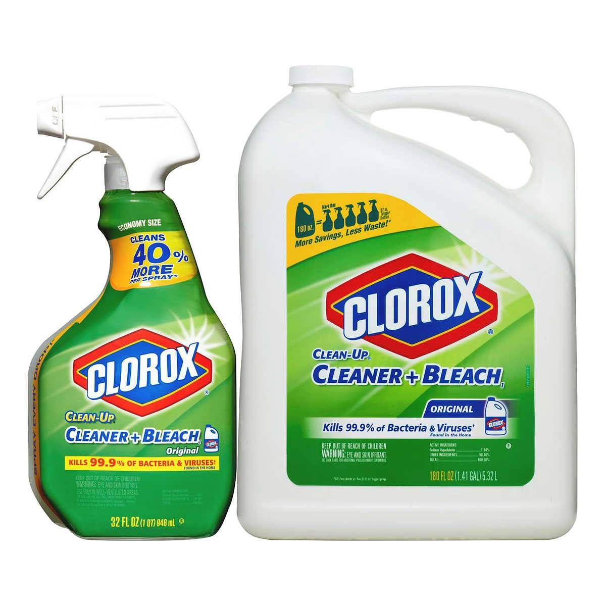 清潔用品 高樂氏萬用清潔劑。活性成分：次氯酸鈉1.84%。
