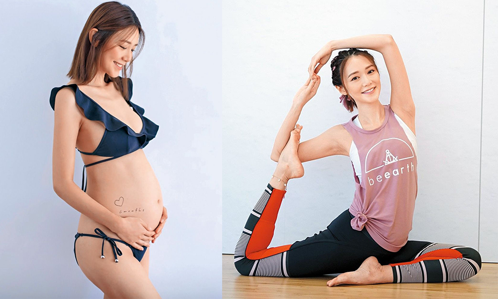 32歲倪晨曦榮升瑜伽店老闆   懷孕六個月公開素食安胎餐