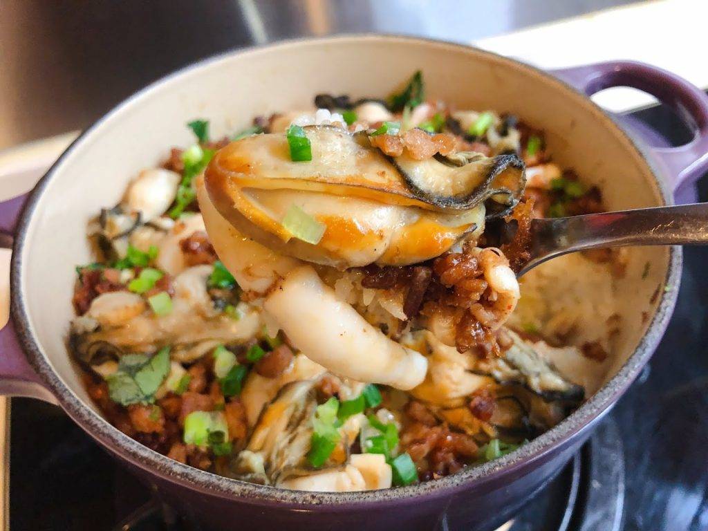 魷魚生蠔煲仔飯食譜