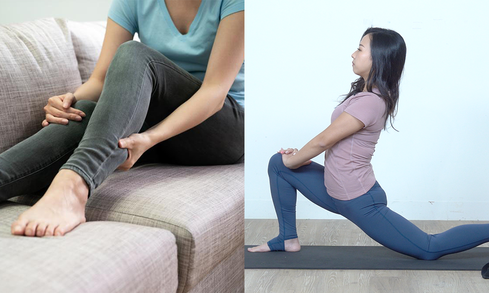 腳水腫、抽筋成女士們惡夢！瑜伽導師教5招簡單拉筋伸展腿部肌肉