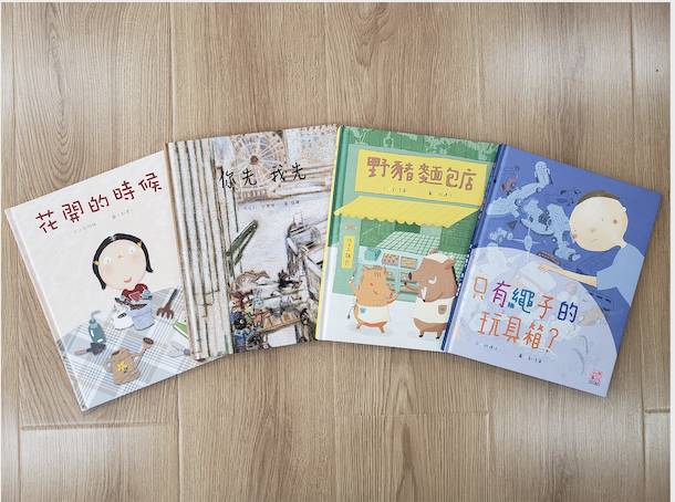 親子共讀 「綠腳丫親子讀書會」負責人Kenny為幼童推介4本童書。