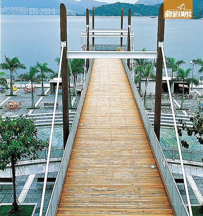 野餐 大埔海濱公園觀景台可以眺望吐露港及八仙領。