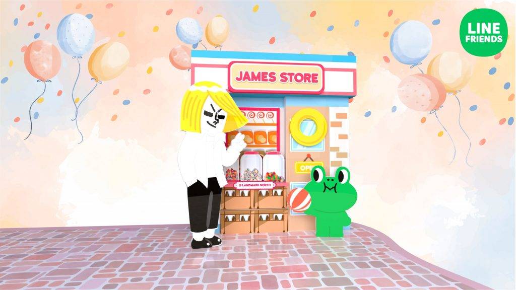 暑假好去處 JAMES及LEONARD已於「JAMES STORE」準備迎接大人小朋友們，店內發售各式各樣的七彩糖果
