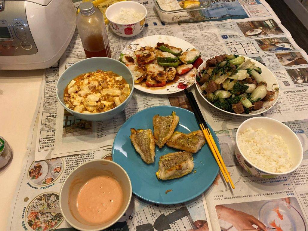 麻婆豆腐食譜材料（圖片來源：受訪者陳浩源）