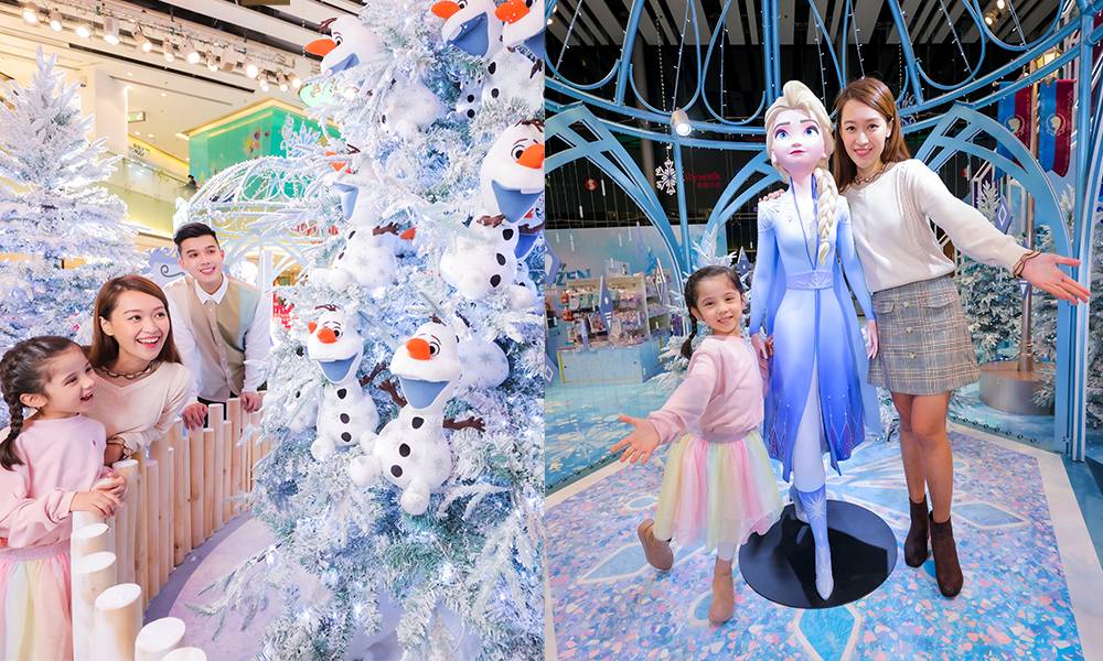 魔雪奇緣登陸荃新天地！Frozen 3大主角打卡位 4米高小白聖誕樹＋浪漫飄雪