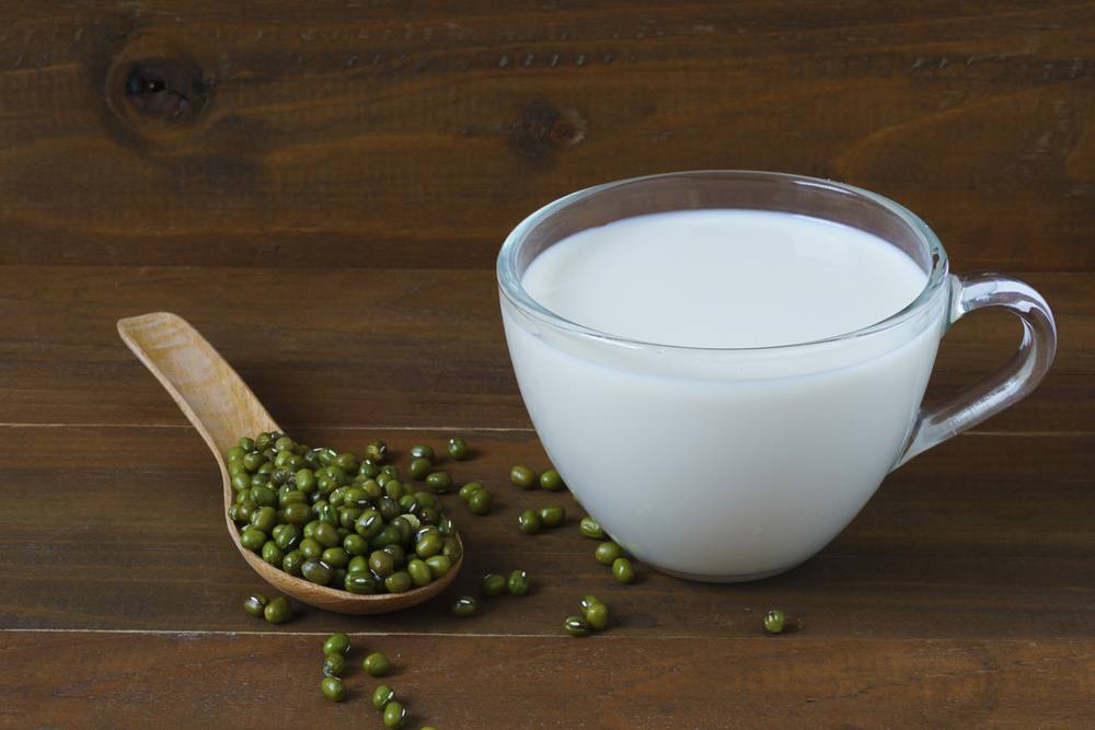 現在有豆漿，製作豆漿變得簡單，加入綠豆更可以幫助降低膽固醇。（圖片來源：shutterstock）