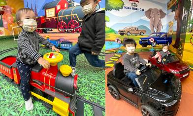 荃灣Kids Kids Car 室內遊樂場全新分店｜電動車區＋跳彈床＋煮飯仔