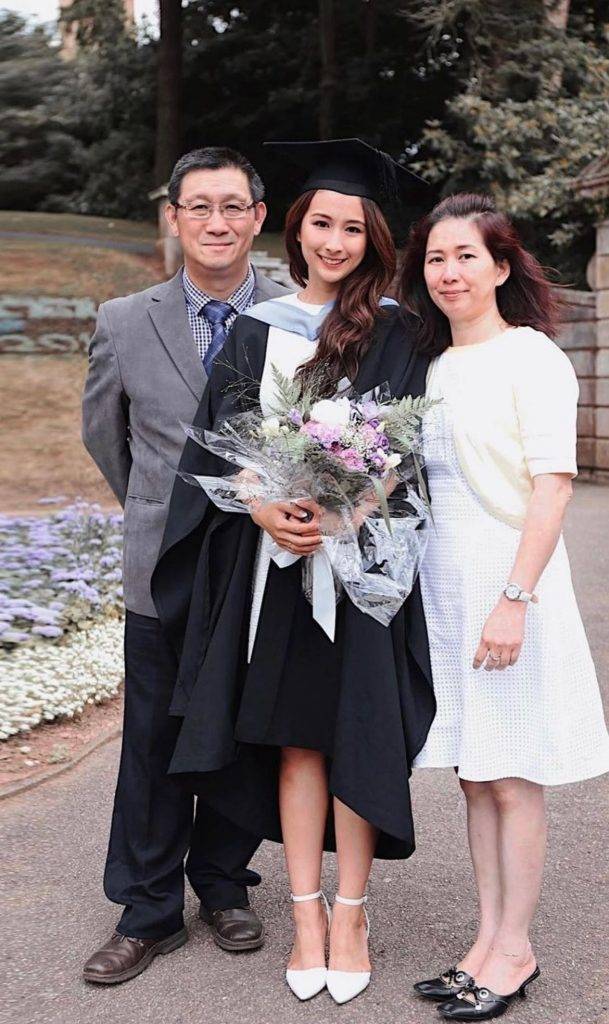 港姐 黃婉恩碩士畢業外國回流 被指家庭富裕