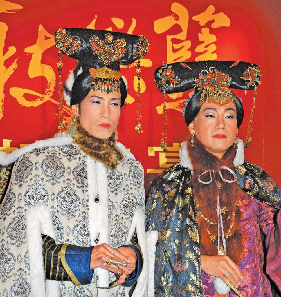  當年為了宣傳劇集，陳豪同林保怡都要扮貴妃。