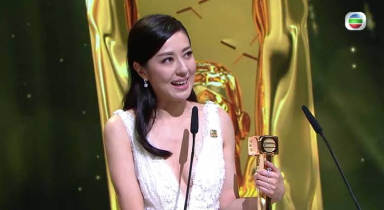 混血 （圖片來源：TVB《萬千星輝頒獎典禮》截圖