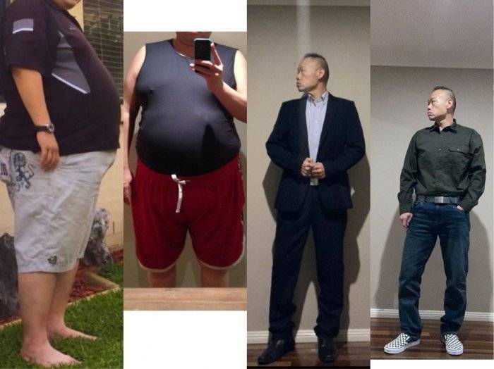 中年瘦身 網友1年減走75公斤