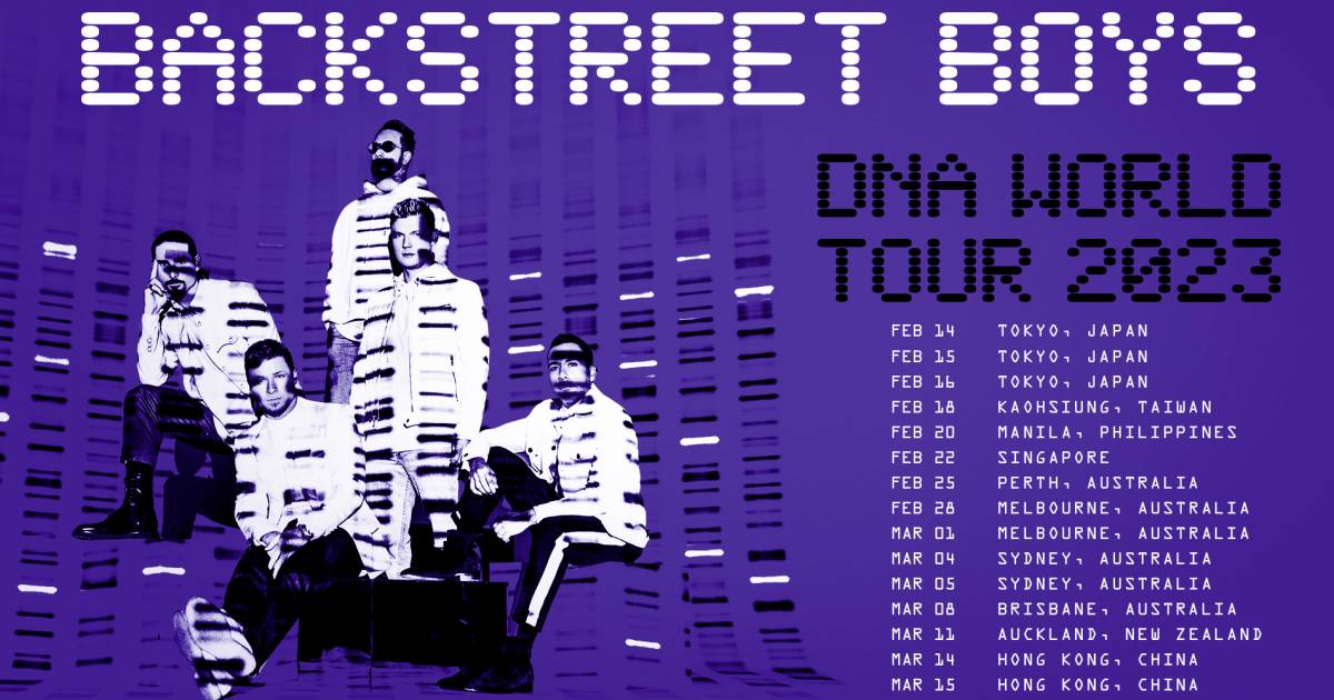 Backstreet Boys演唱會香港2023｜門票2.15公開發售連結+座位表！3月共兩場
