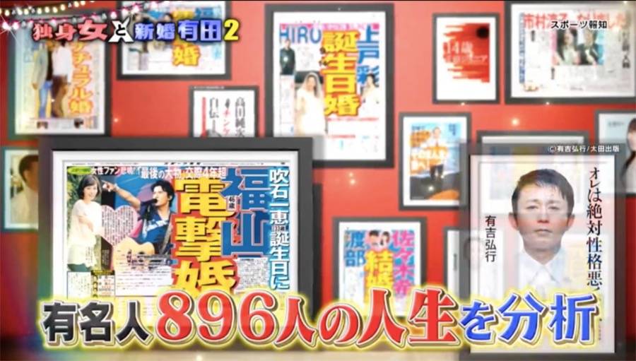 夫妻年齡 離婚 夫妻年齡 節目組搜集了896名日本藝人的資料作出分析。