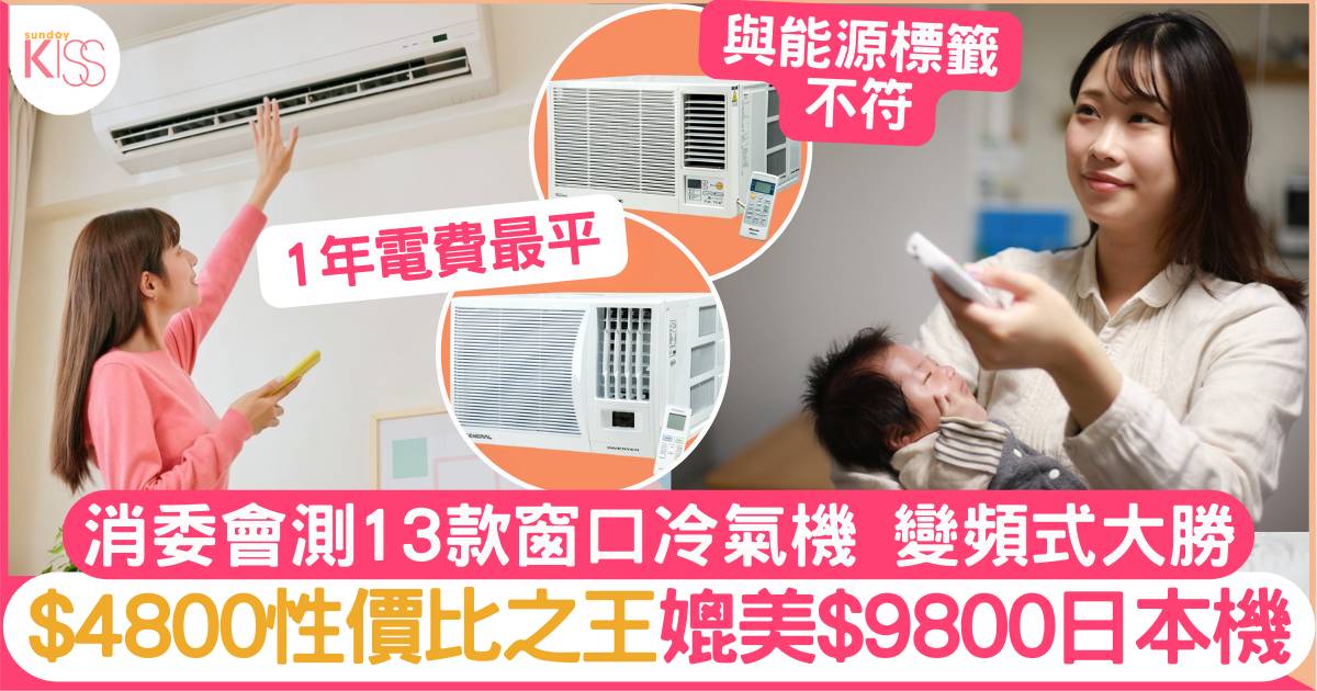冷氣機推薦2024｜消委會測13款窗口式冷氣機 $4800性價比最高