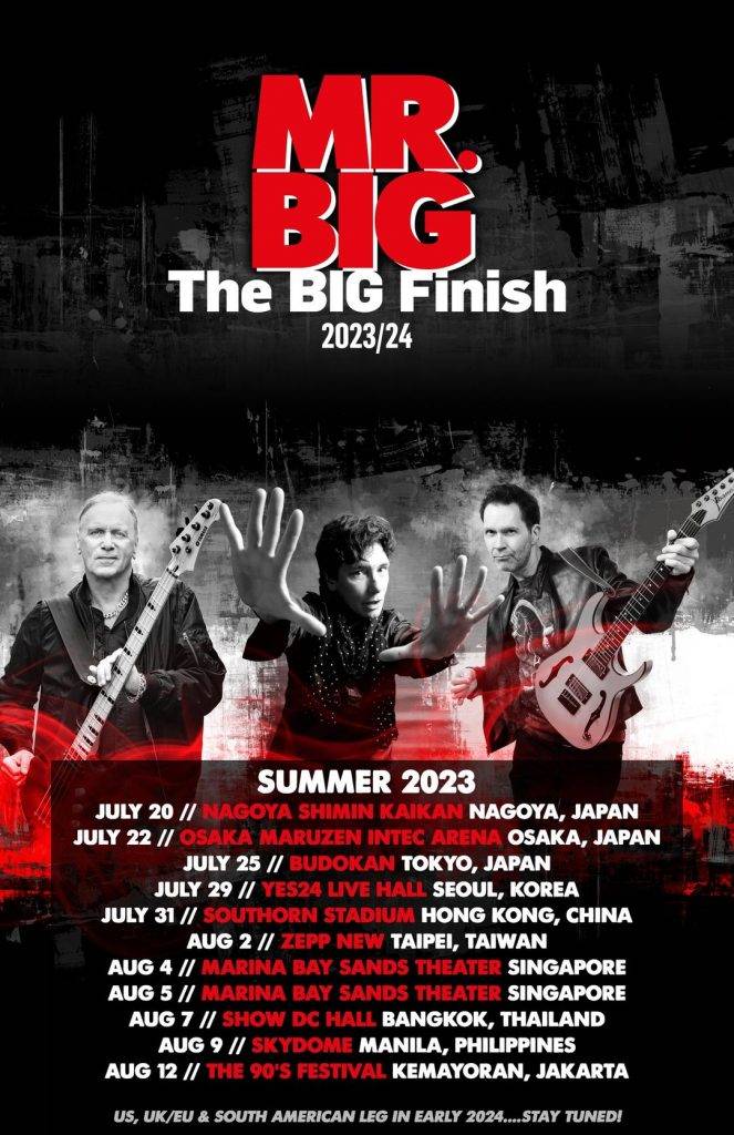 Mr.Big演唱會2023香港 Mr.Big演唱會