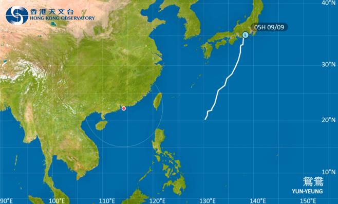 颱風鴛鴦2023｜最新動態、颱風路徑及風力預測