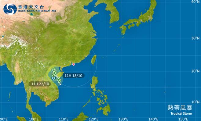 颱風熱帶風暴2023｜最新動態、颱風路徑及風力預測