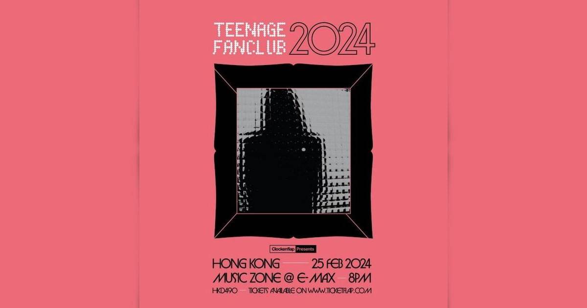 Teenage Fanclub 香港音樂會2024｜門票公開發售連結+座位表！
