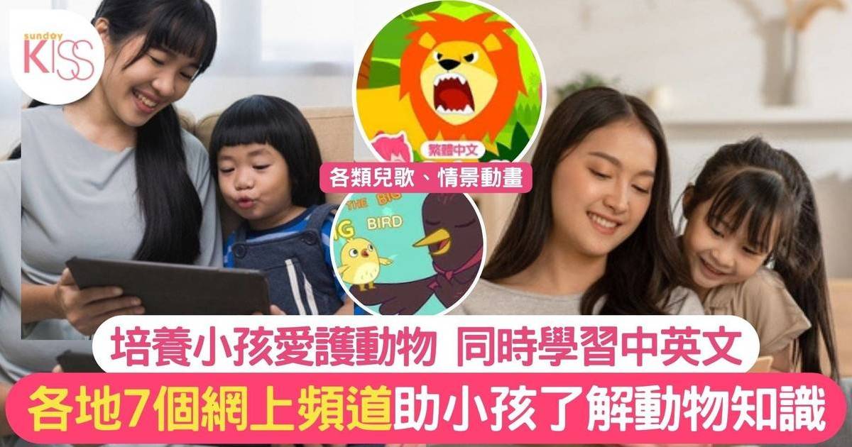 7個網上頻道助小孩了解動物 培養小孩愛護動物 同時學習中英文