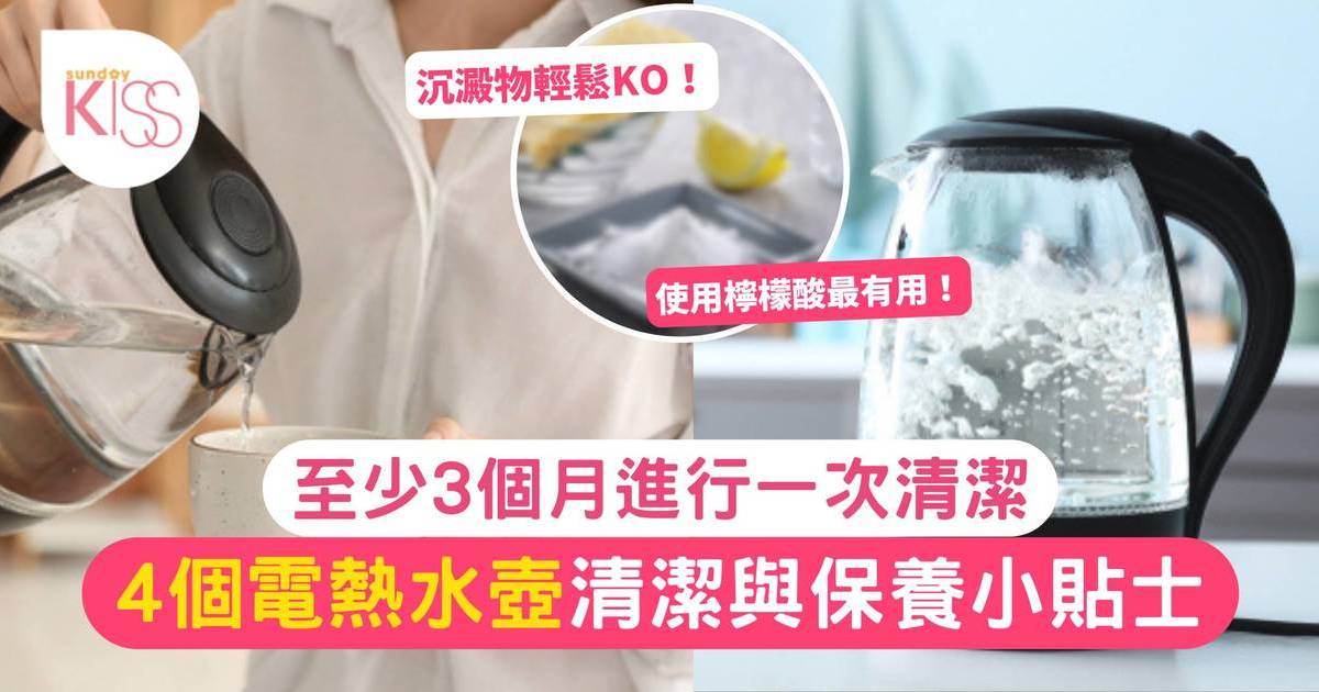 家居小知識 | 電熱水壺清潔與保養指南