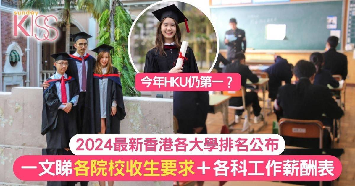 香港大學排名2024｜十大大學本地排名出爐！港大/中大/科大/理工大學
