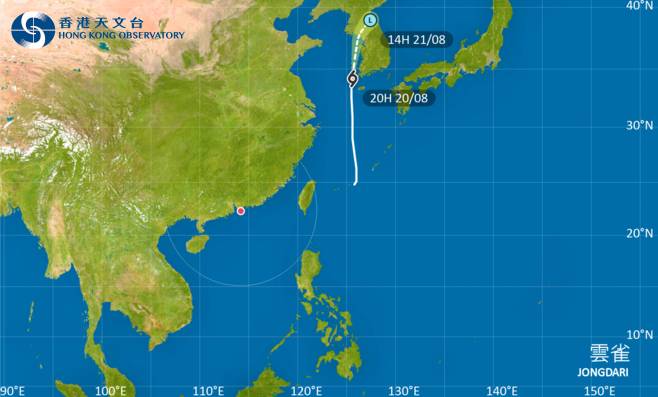 颱風雲雀2025｜最新動態、颱風路徑及風力預測