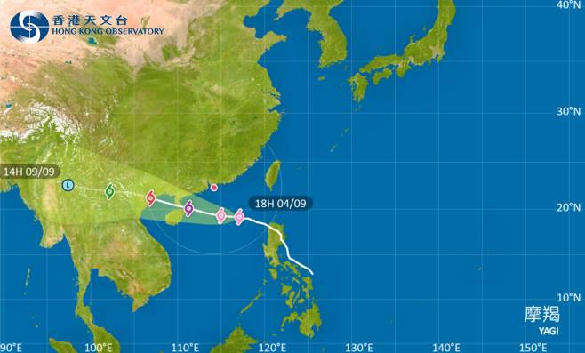 颱風摩羯｜一號戒備信號現正生效