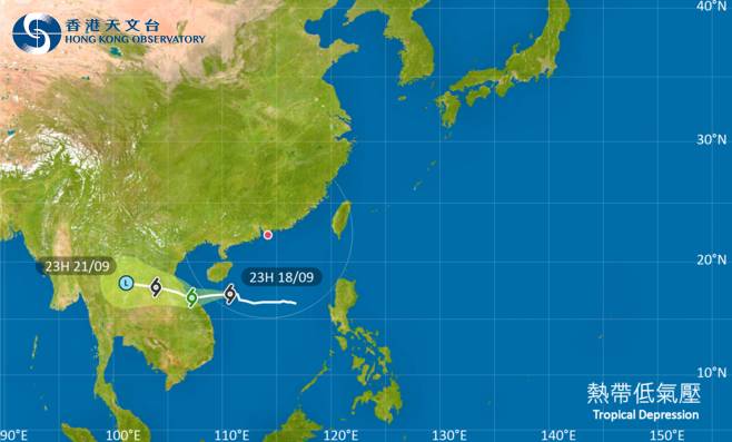 颱風熱帶低氣壓2024｜最新動態、颱風路徑及風力預測