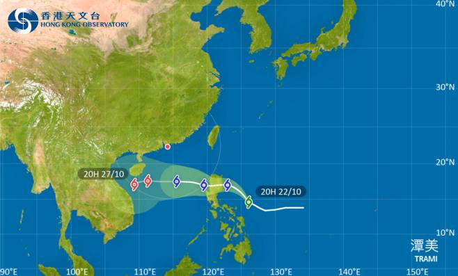 颱風潭美2024｜最新動態、颱風路徑及風力預測