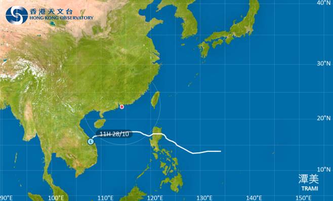 颱風潭美2024｜最新動態颱風路徑及風力預測