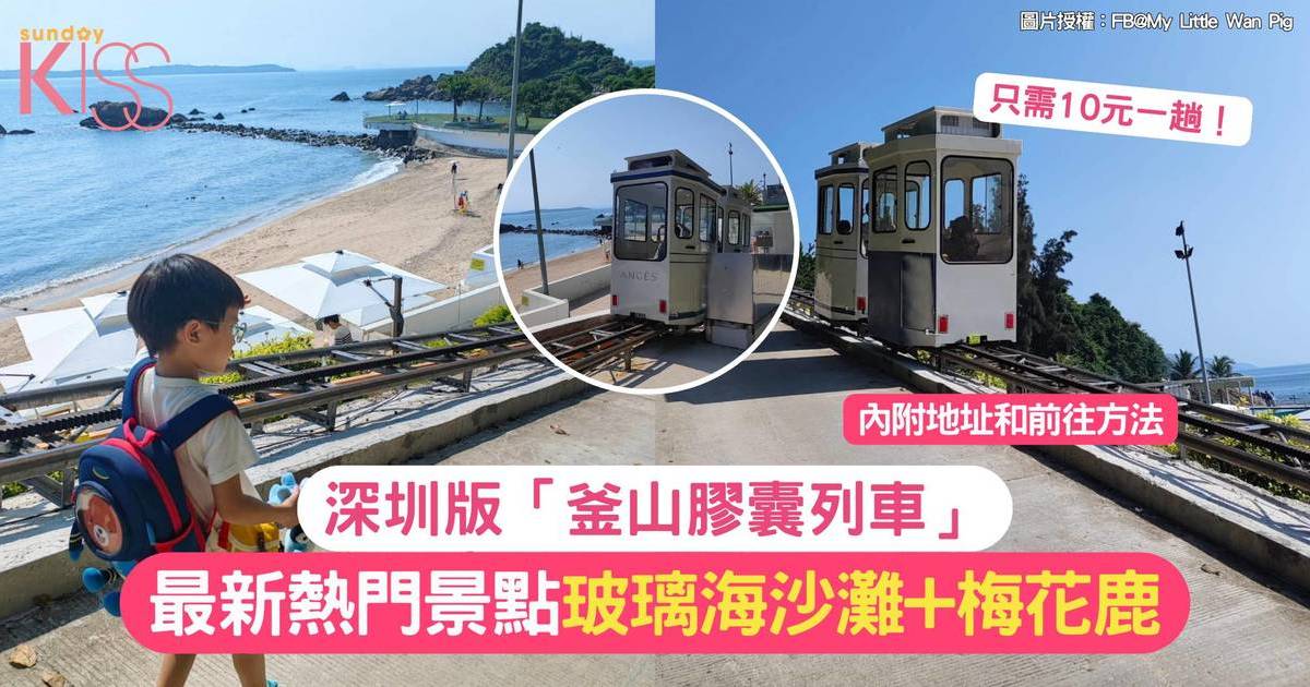 深圳版「釜山膠囊列車」| 最新熱門景點 玻璃海沙灘+可愛梅花鹿