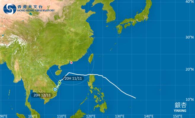 外遊注意！颱風銀杏影響越南 最新路徑圖/航班資訊/旅遊保險一文睇