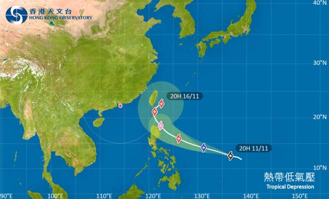 颱風熱帶低氣壓2024｜最新動態颱風路徑及風力預測