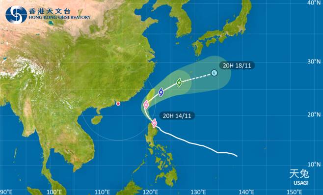 颱風天兔2024｜最新動態颱風路徑及風力預測