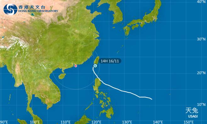 颱風天兔2024｜最新動態颱風路徑及風力預測