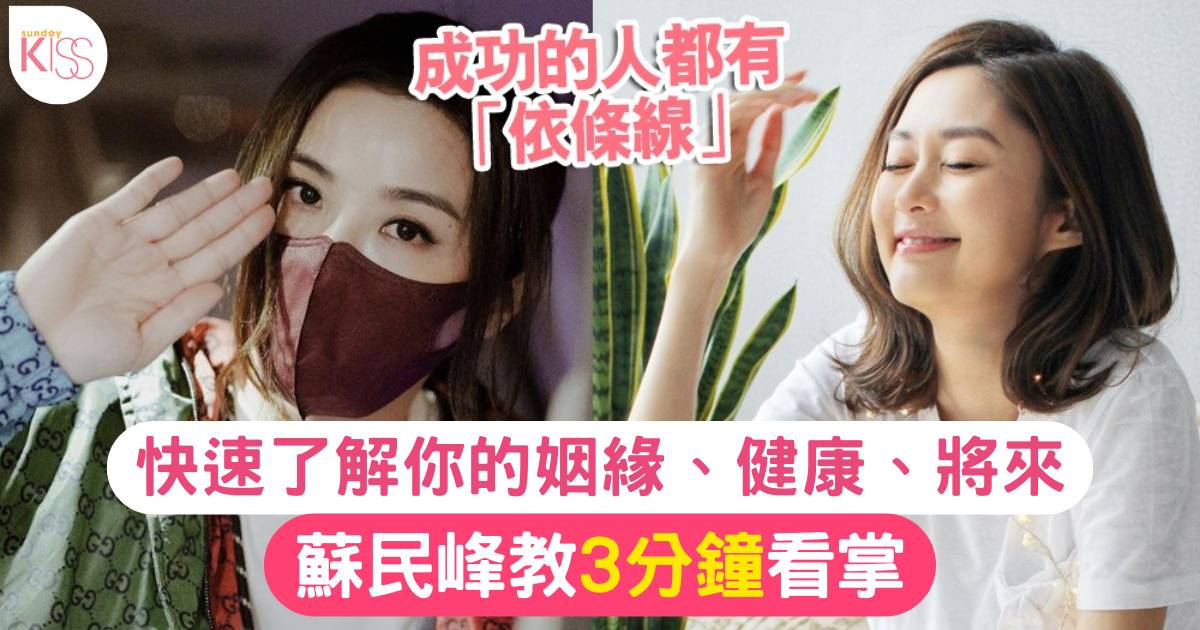 蘇民峰師傅「手有此紋感情易出問題」！教你3分鐘看掌：了解你的姻緣、將來