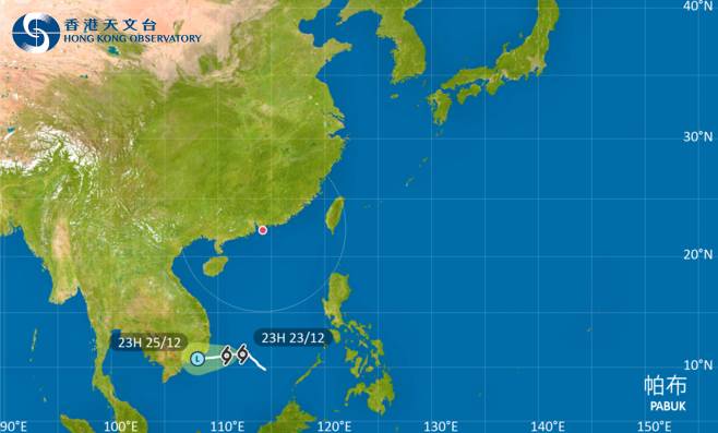 颱風帕布2024｜最新動態颱風路徑及風力預測