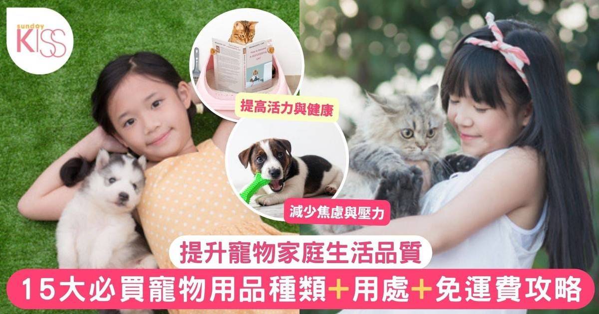 寵物用品｜15大必買寵物用品類型用處+免運費攻略 提高寵物家庭生活品質