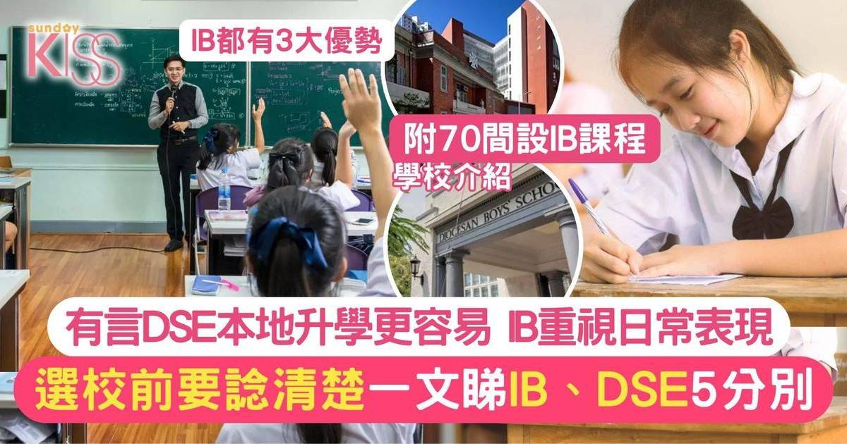 IB課程VsDSE課程5個大不同 DSE本地升學更容易？IB都有3大優勢 一文了解