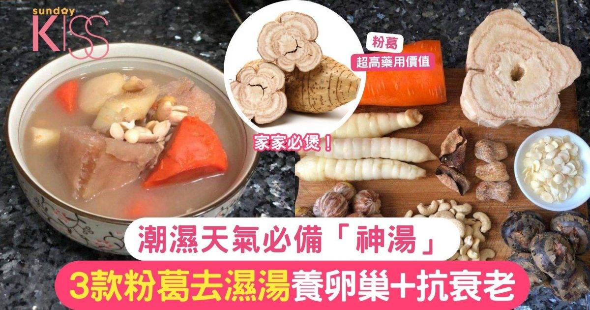 粉葛湯水食譜3款｜功效：防感冒減骨痛 養卵巢抗衰老 星媽都讚好