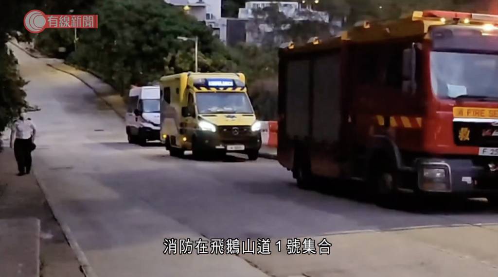 中學教師 飛鵝山 (圖片來源:截圖@有線新聞)
