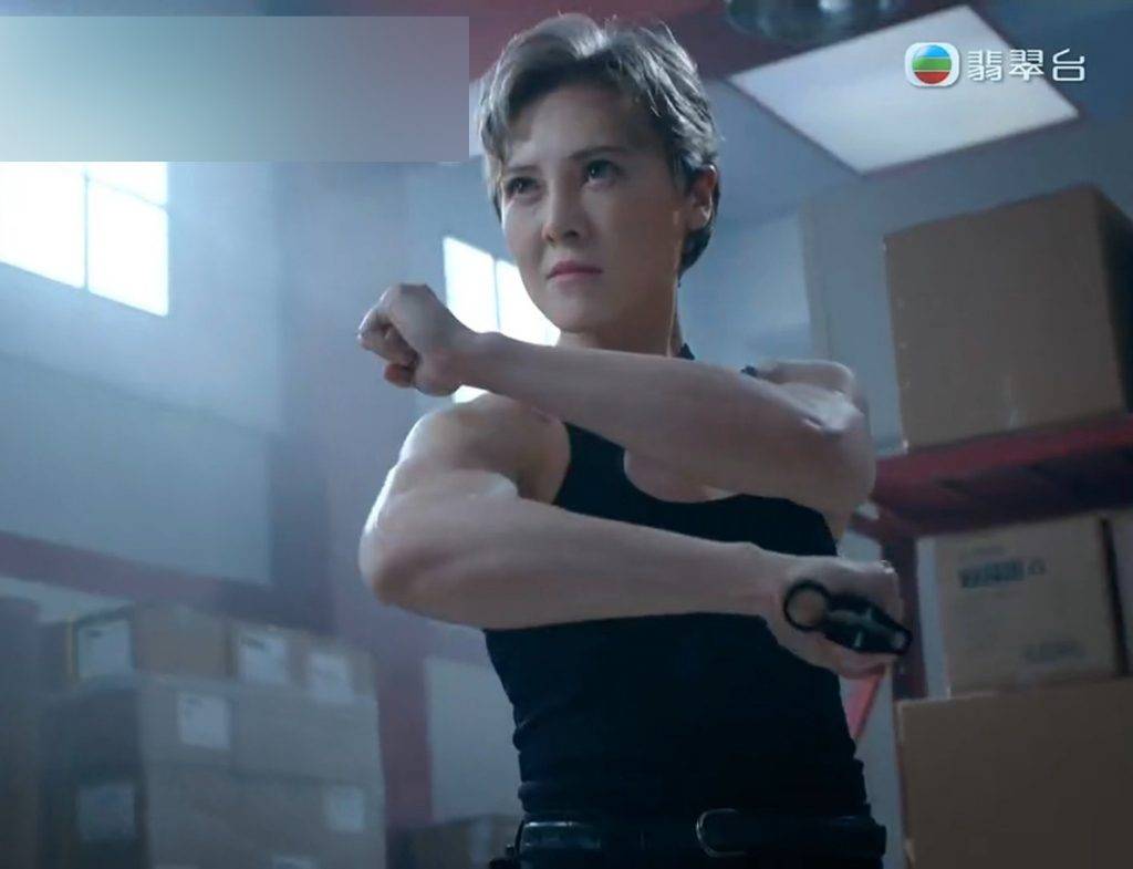奪命提示 大結局 何慈恩 何慈茵在周三晚上一集曾扮大肚婆擄走林子善。(圖片來源:TVB)