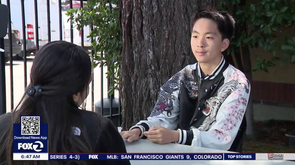 SunnyNguyen 學霸 13歲越裔少年阮桑尼(音譯,Sunny Nguyen)獲得超過100所大學錄取。(圖片來源:ktvu截圖)